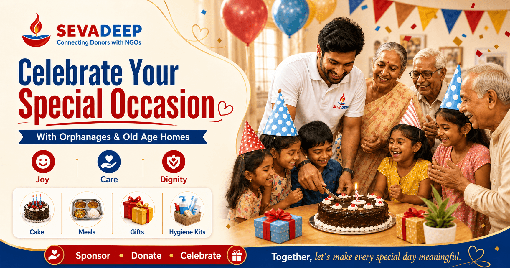 Celebrate Your Special Occasion With Children & Senior Citizens