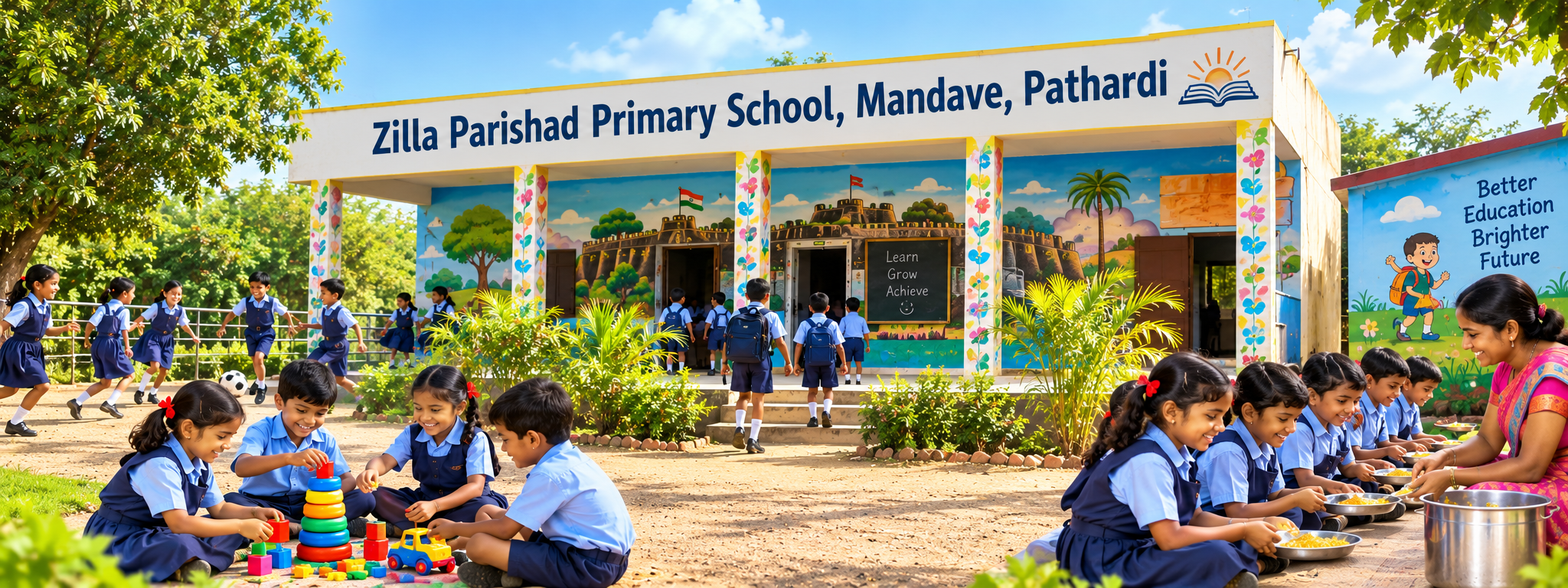 Zilla Parishad Primary School, Mandave banner