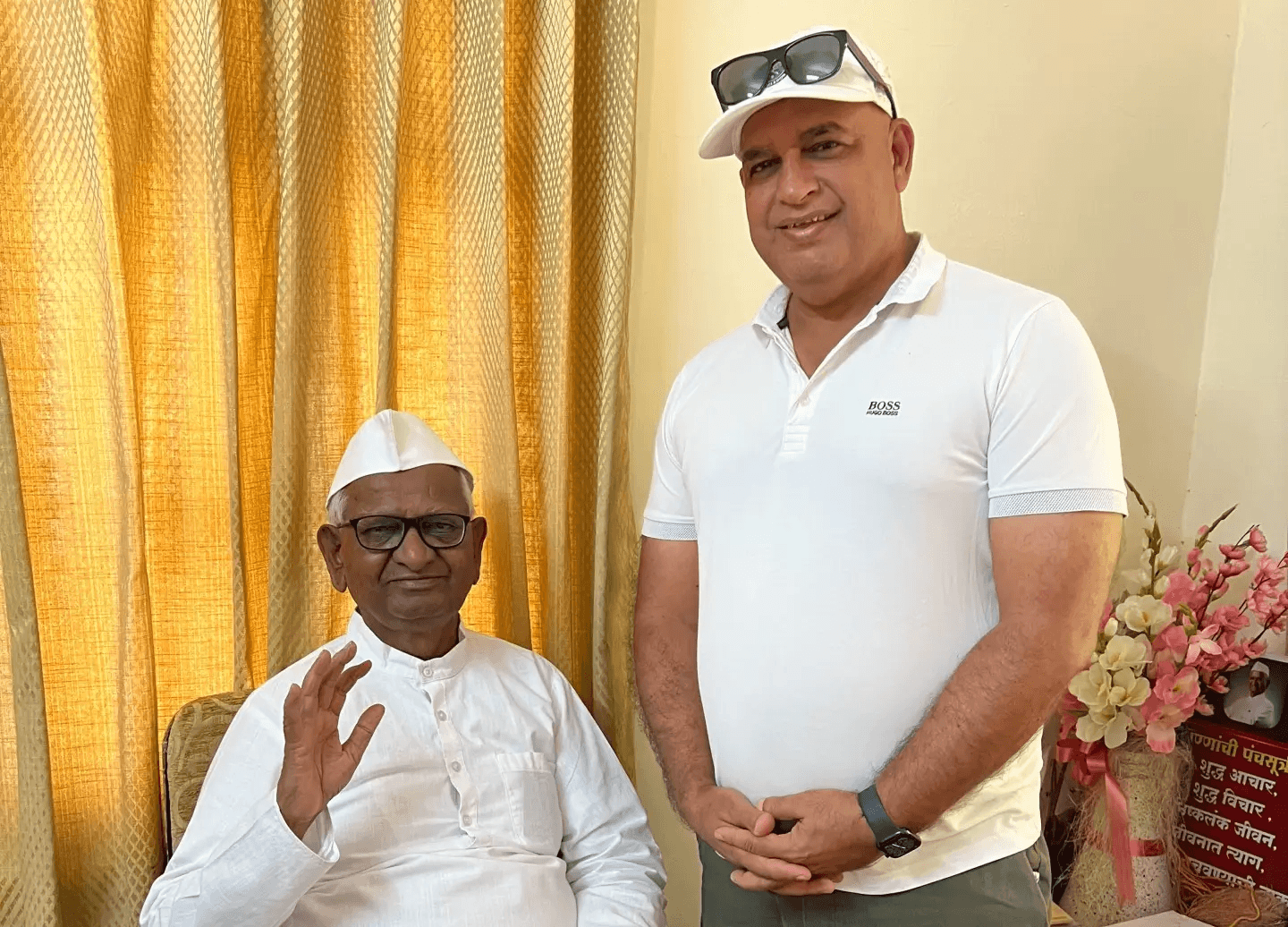 Moments with Shri Anna Hajare